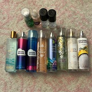 bundle of bath and body works perfumes